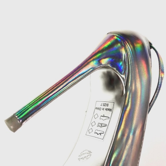Holographic Stiletto Pump Heels - Shoe Republic LA - Picture 8 of 8
